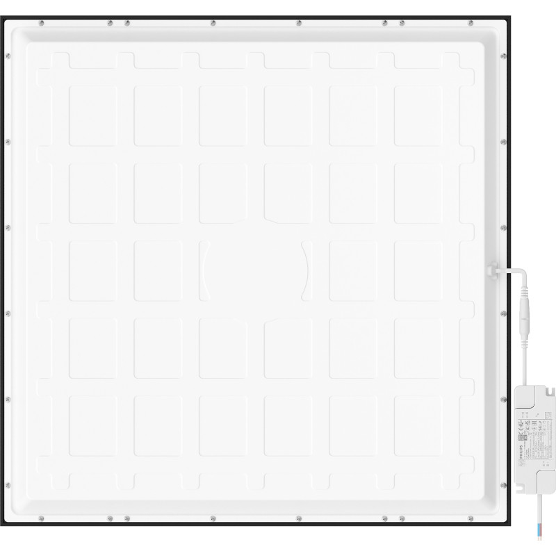 Mexen Brill-S LED Ceiling Panel Recessed 60 x 60 cm, 36W, Neutral - 4000K, 3960 lm, Black - L202-060-060-3640-70