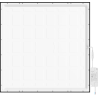 Mexen Brill-S LED Ceiling Panel Recessed 60 x 60 cm, 36W, Neutral - 4000K, 3960 lm, Black - L202-060-060-3640-70