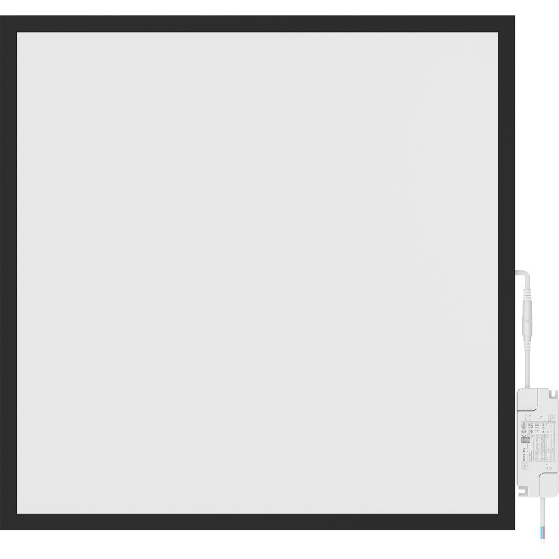 Mexen Brill-S LED Ceiling Panel Recessed 60 x 60 cm, 36W, Neutral - 4000K, 3960 lm, Black - L202-060-060-3640-70
