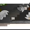 Mexen Diego 1-compartment granite sink with a kitchen mixer tap Rita, White - 6512-20-670300-00