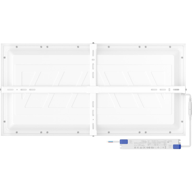 Mexen Brill-S LED Ceiling Panel Surface Mounted 60 x 30 cm, 24W, Neutral - 4000K, 2880 lm, White - L207-060-030-2440-20