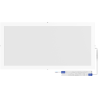 Mexen Brill-S LED Ceiling Panel Surface Mounted 60 x 30 cm, 24W, Neutral - 4000K, 2880 lm, White - L207-060-030-2440-20