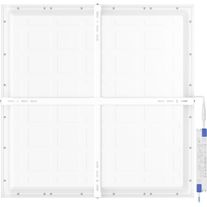 Mexen Brill-S LED Surface Mount Ceiling Panel 60 x 60 cm, 36W, Neutral - 4000K, 4320 lm, White - L207-060-060-3640-20