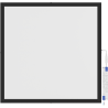 Mexen Brill-S surface-mounted LED ceiling panel 60 x 60 cm, 36W, Neutral - 4000K, 3960 lm, black - L207-060-060-3640-70
