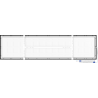 Mexen Brill-S LED Ceiling Panel Surface Mounted 120 x 30 cm, 36W, Neutral - 4000K, 3960 lm, Black - L207-120-030-3640-70