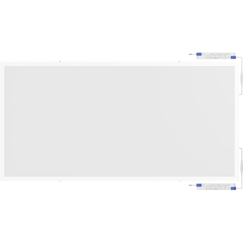 Mexen Brill-S LED Surface-Mounted Ceiling Panel 120 x 60 cm, 60W, Neutral - 4000K, 7200 lm, White - L207-120-060-6040-20