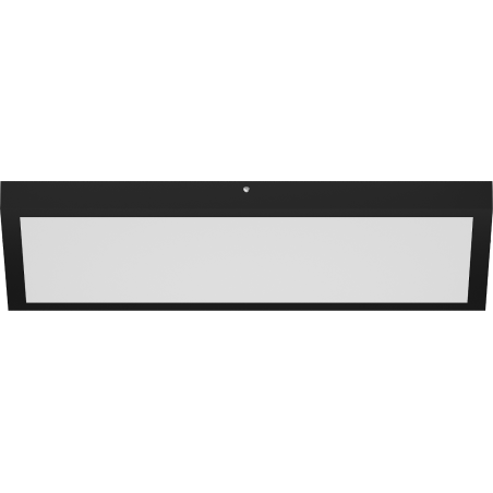Mexen Brill-S surface-mounted LED ceiling panel 60 x 30 cm, 24W, Neutral - 4000K, 2640 lm, black - L207-060-030-2440-70
