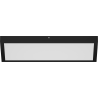 Mexen Brill-S surface-mounted LED ceiling panel 60 x 30 cm, 24W, Neutral - 4000K, 2640 lm, black - L207-060-030-2440-70