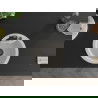 Mexen Diego 1-compartment granite sink with a kitchen mixer tap Rita, White - 6512-20-670300-70