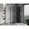 Mexen Mist-F folding shower enclosure right 100 x 100 cm, black frame, black - 8A6T-100-100-70-70-P