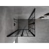 Mexen Mist-F Duo 70 x 70 cm Foldable Shower Cabin, Black Grid, Black - 8A6-070L-070P-70-77