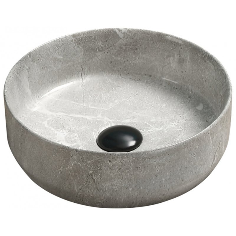Mexen Felicia countertop basin 39 x 39 cm, grey stone - 21363962