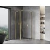 Mexen Mist L pentagon shower cabin with pivot 90 x 90 cm, transparent, gold - 8A8L-090-090-50-00