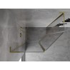 Mexen Mist L asymmetrical pentagonal shower cabin with hinged doors, 100 x 90 cm, transparent, gold - 8A8L-100-090-50-00