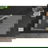 Mexen Bruno 1-compartment granite sink with a drip tray and kitchen mixer tap Rita, Grey - 6513-71-670300-00