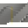 Mexen wall-mounted strip for 8 mm shower screen, gold - 800-00-50