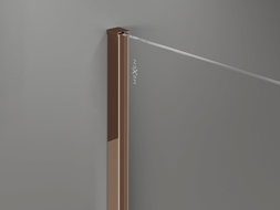 Mexen wall strip for shower wall 8 mm, rose gold - 800-00-60