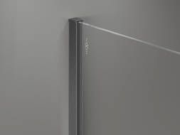 Mexen Uni-I1 wall profile for an 8 mm shower enclosure, brushed gun gray - 800-00-66
