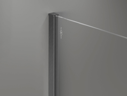 Mexen wall strip for shower wall 8 mm, brushed gun gray - 800-00-66