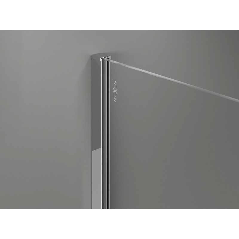 Mexen wall-mounted strip for shower wall 10 mm, chrome - 800-00-01-X