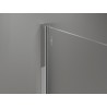 Mexen wall-mounted strip for shower wall 10 mm, chrome - 800-00-01-X