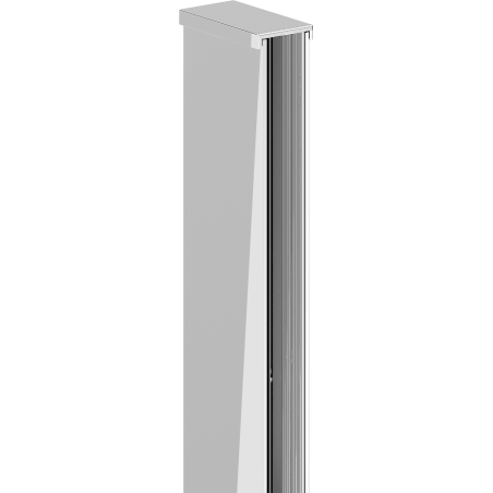Mexen wall-mounted strip for shower wall 10 mm, chrome - 800-00-01-X
