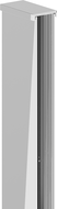Mexen Uni-I2 Wall profile for 10 mm shower screen, chrome - 800-00-01-X
