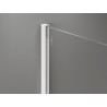 Mexen Uni-I2 wall profile for a 10 mm shower enclosure, white - 800-00-20-X