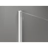 Mexen wall-mounted strip for 10 mm shower wall, white - 800-00-20-X