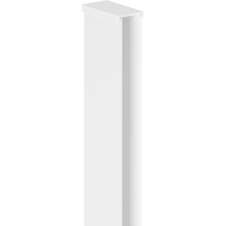 Mexen Uni-I2 wall profile for a 10 mm shower enclosure, white - 800-00-20-X