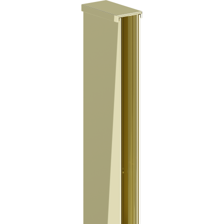 Mexen Uni-I2 Wall profile for a 10 mm shower enclosure, gold - 800-00-50-X