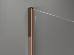 Mexen wall profile for 10 mm shower wall, rose gold - 800-00-60-X