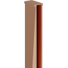 Mexen wall profile for 10 mm shower wall, rose gold - 800-00-60-X