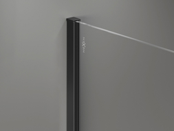 Mexen wall-mounted strip for 10 mm shower panel, black - 800-00-70-X