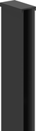 Mexen wall-mounted strip for 10 mm shower panel, black - 800-00-70-X