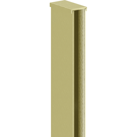 Mexen wall profile for 10 mm shower wall, brushed gold - 800-00-55-X