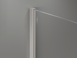 Mexen Uni-I2 wall profile for a 10 mm shower screen, brushed nickel - 800-00-97-X