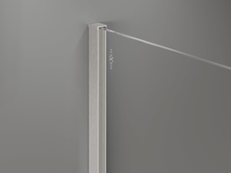 Mexen wall profile for 10 mm shower wall, brushed nickel - 800-00-97-X