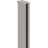 Mexen wall profile for 10 mm shower wall, brushed nickel - 800-00-97-X