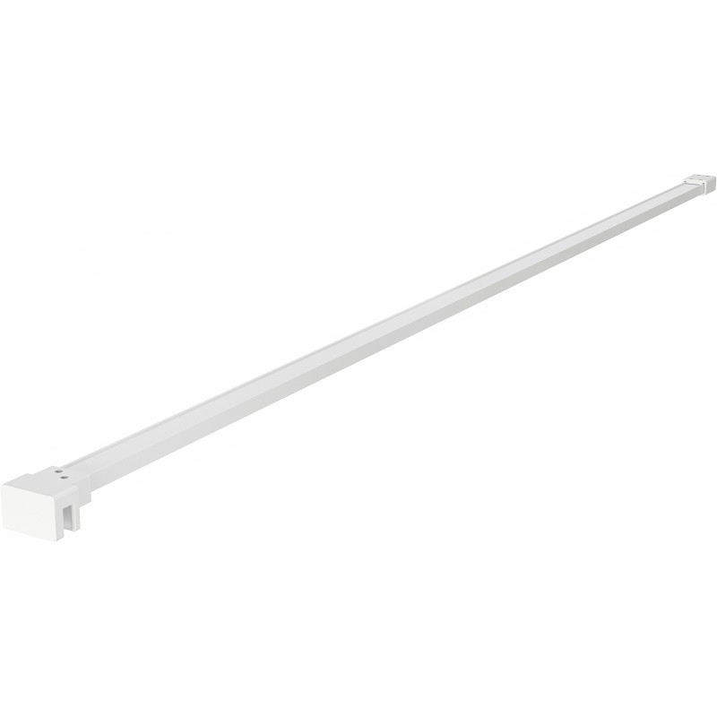 Mexen simple bracket for 10 mm shower wall, white - 830-10-20