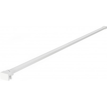 Mexen simple bracket for 10 mm shower wall, white - 830-10-20