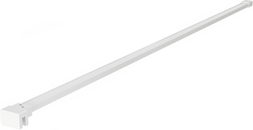 Mexen simple bracket for 10 mm shower wall, white - 830-10-20