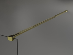 Mexen simple support for 10 mm shower wall, gold - 830-10-50