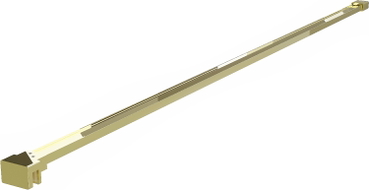 Mexen simple support for 10 mm shower wall, gold - 830-10-50