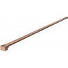 Mexen straight support for 10 mm shower wall, brushed copper - 830-10-65