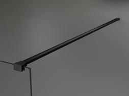 Mexen simple bracket for a 10 mm shower wall, black - 830-10-70