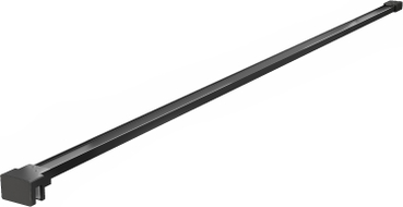 Mexen simple bracket for a 10 mm shower wall, black - 830-10-70