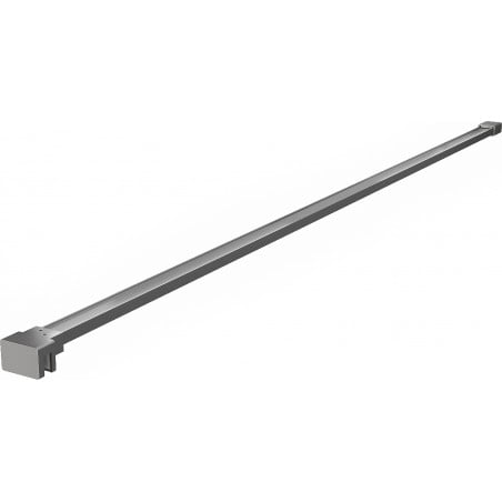 Mexen simple bracket for 10 mm shower wall, gun metal - 830-10-95