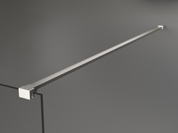 Mexen simple support for 10 mm shower screen, brushed nickel - 830-10-97