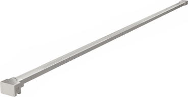 Mexen simple support for 10 mm shower screen, brushed nickel - 830-10-97
